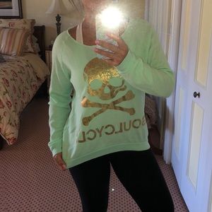 soul cycle super comfy light sweatshirt